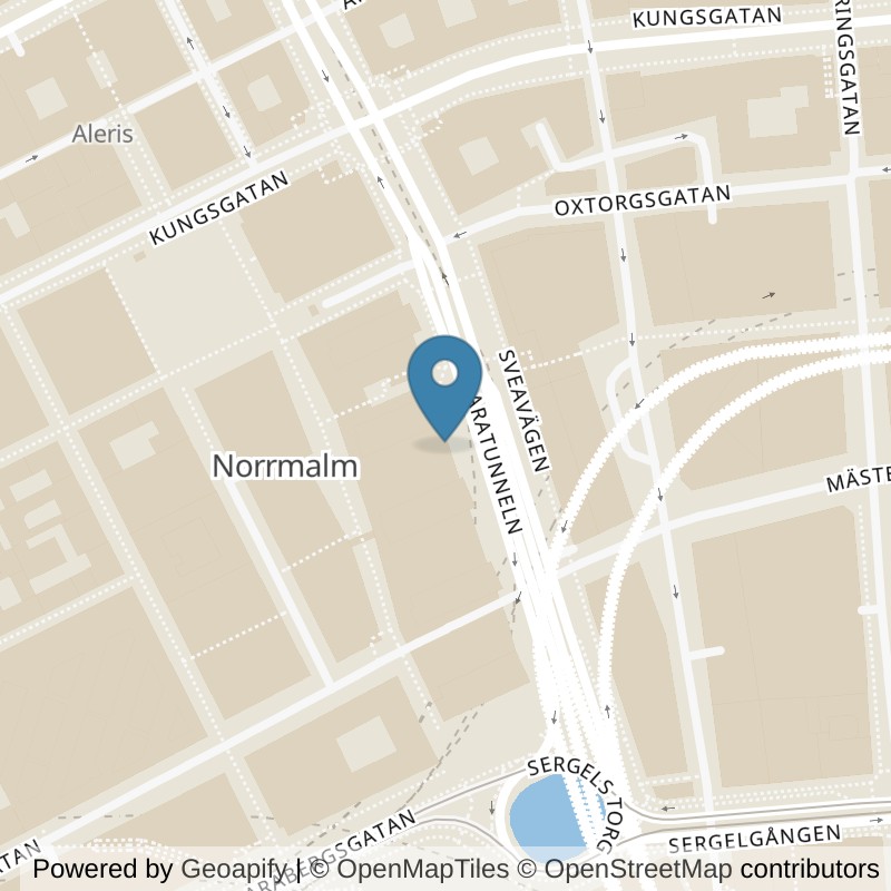 Map: location of Fitness24Seven Stockholm Hötorget Group in Stockholm