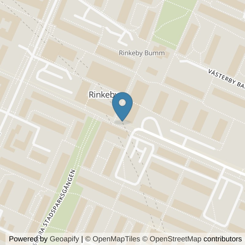 Map: location of Fitness24Seven Stockholm Rinkeby C in Stockholm