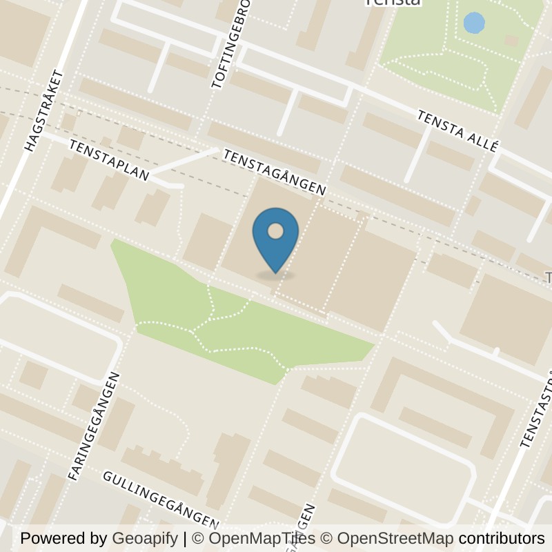 Map: location of Fitness24Seven Stockholm Tensta C in Stockholm
