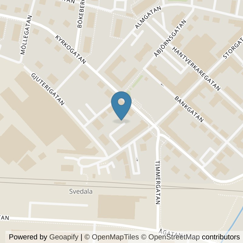 Map: location of Fitness24Seven Svedala Centrum in Svedala