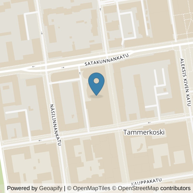 Map: location of Fitness24Seven Tampere Keskusta in Tampere