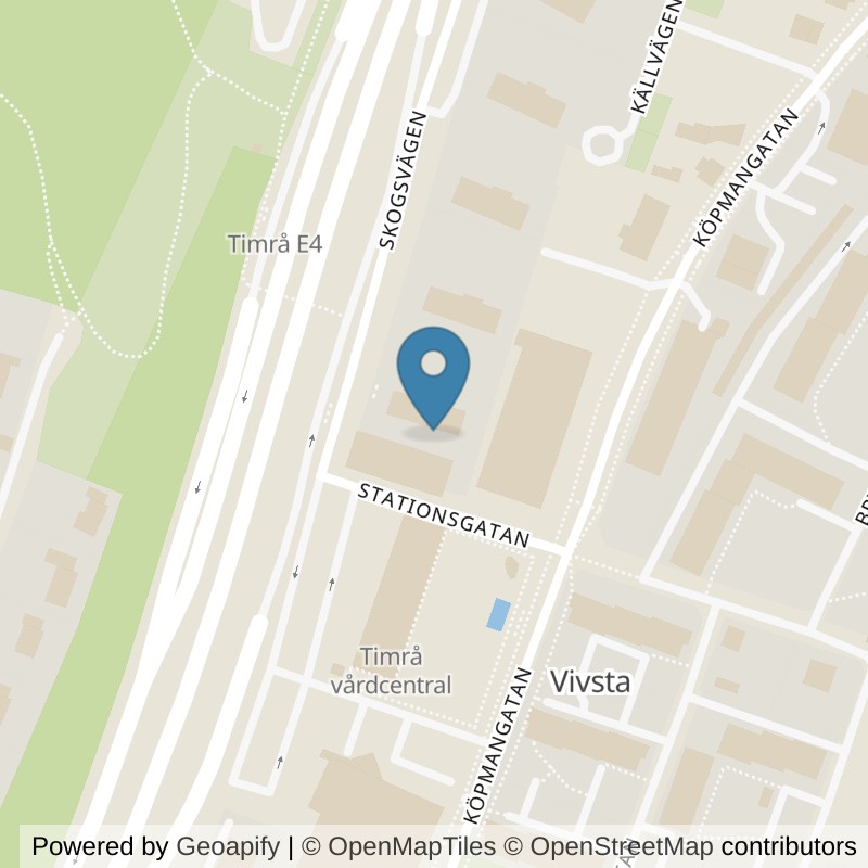 Map: location of Fitness24Seven Timrå Centrum in Timrå