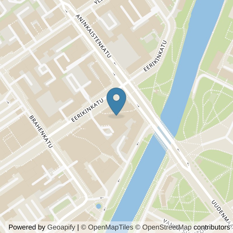 Map: location of Fitness24Seven Turku Kauppatori in Turku