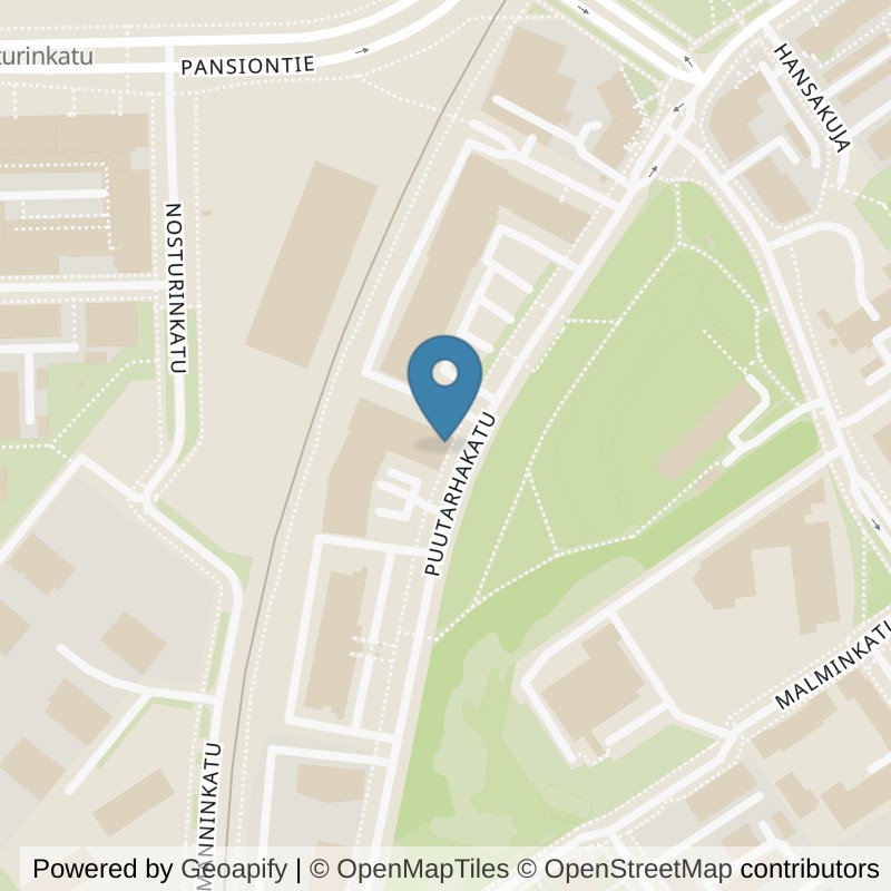 Map: location of Fitness24Seven Turku Port Arthur in Turku