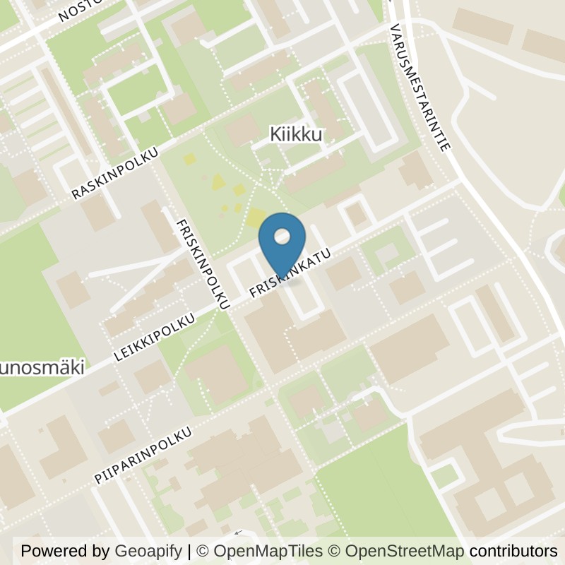 Map: location of Fitness24Seven Turku Runosmäki in Turku