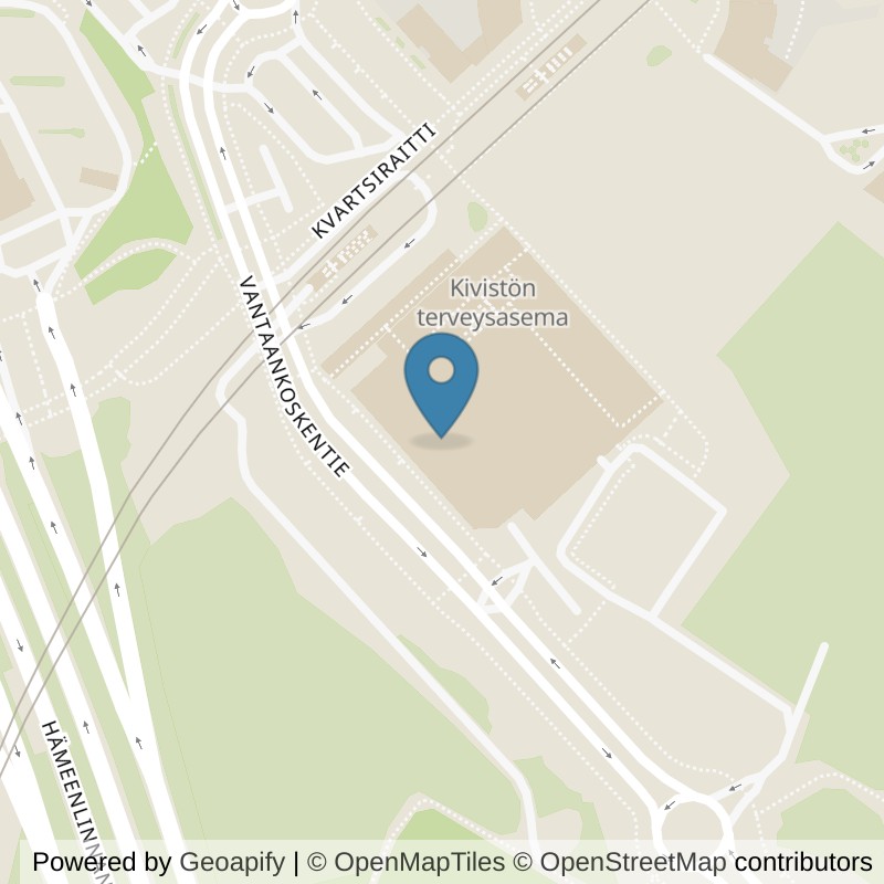 Map: location of Fitness24Seven Vantaa Kivistö in Vantaa