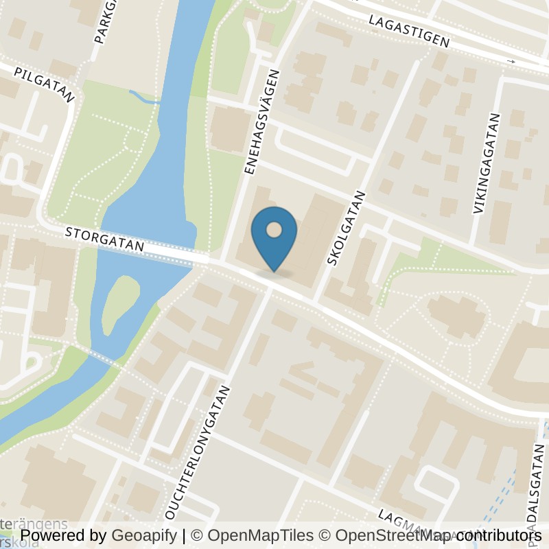 Map: location of Fitness24Seven Värnamo Centrum in Värnamo