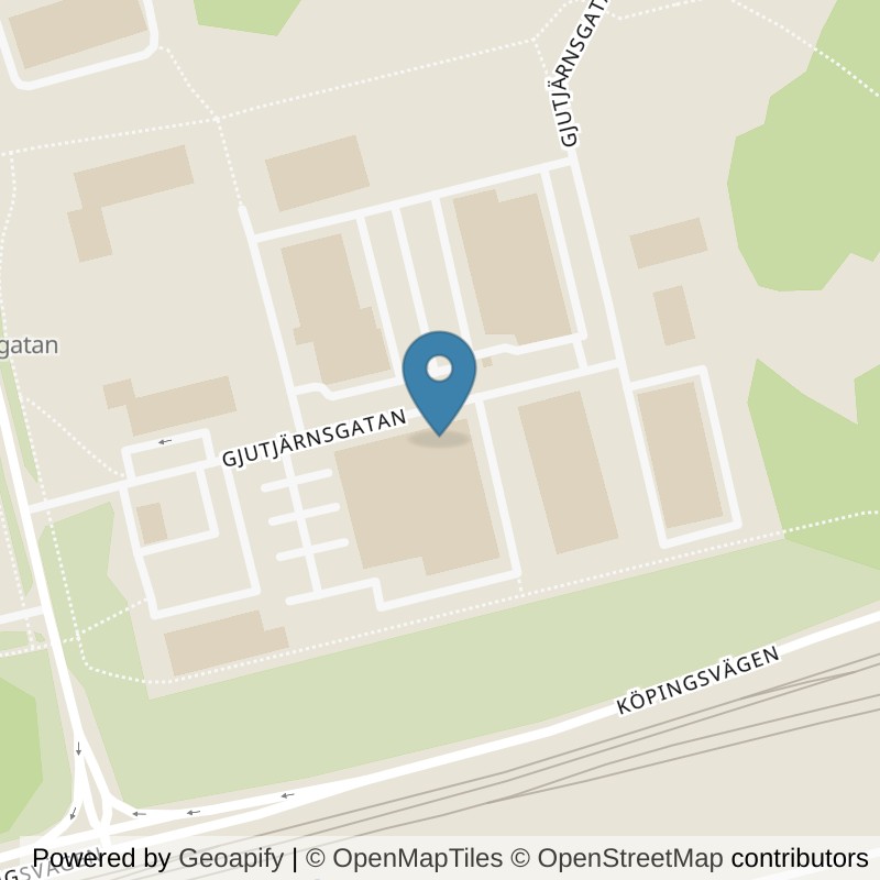 Map: location of Fitness24Seven Västerås Bäckby in Västerås