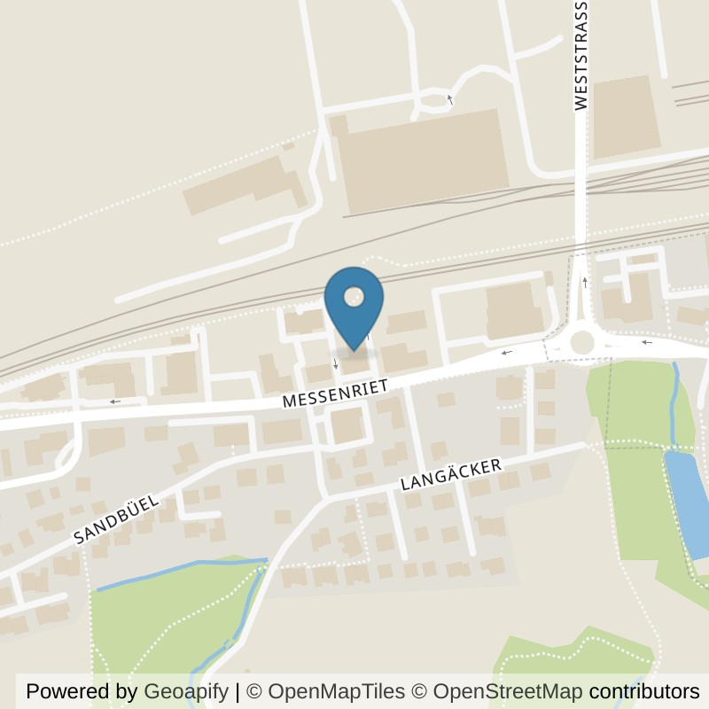 Map: location of Fitnesscenter Body Gym in Frauenfeld