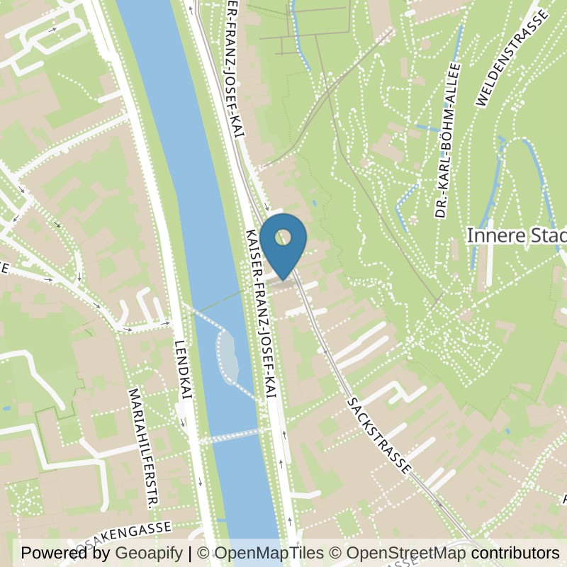 Map: location of Fitnesscenter der Graz Giants in Graz