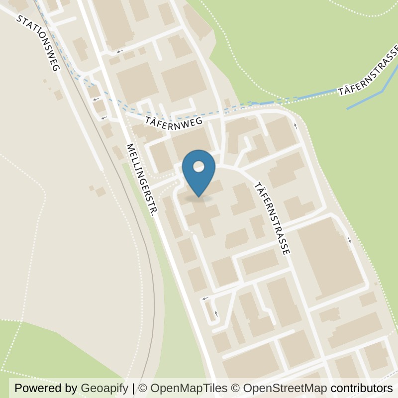 Map: location of Fitnesscenter Phoenix in Baden