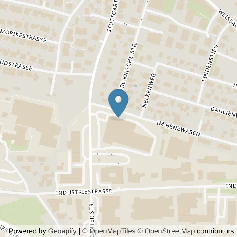 Map: location of Fitness First Backnang in Backnang