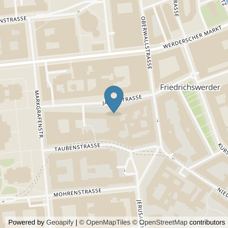 Map: location of Fitness First Berlin Gendarmenmarkt in Berlin