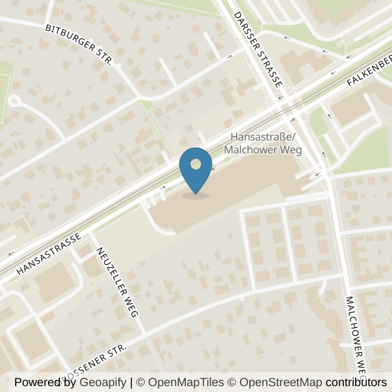 Map: location of Fitness First Berlin - Hohenschönhausen in Berlin