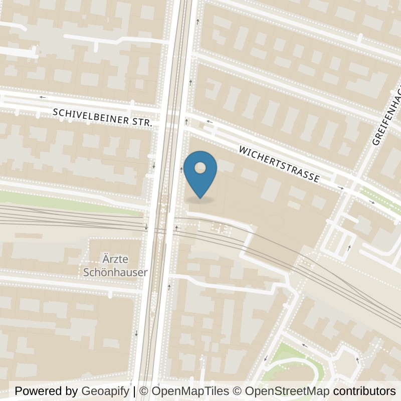 Map: location of Fitness First Berlin Prenzlauer Berg in Berlin