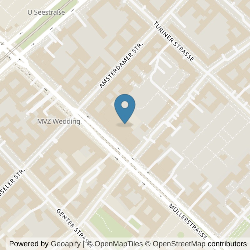 Map: location of Fitness First Berlin Wedding in Berlin