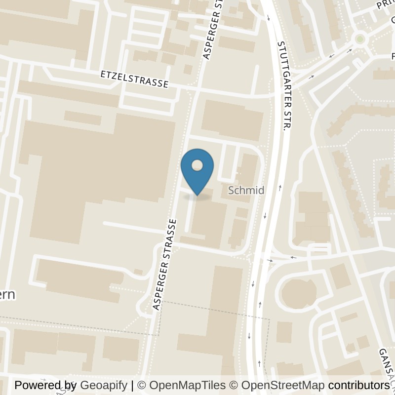 Map: location of Fitness First Bietigheim-Bissingen in Bietigheim-Bissingen