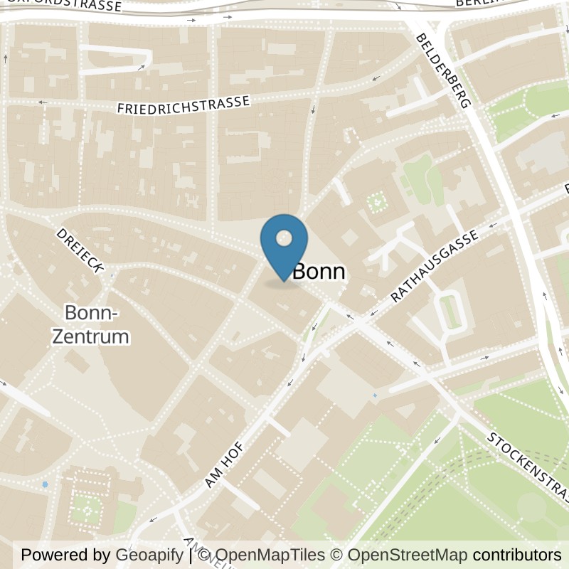 Map: location of Fitness First Bonn am Markt in Bonn