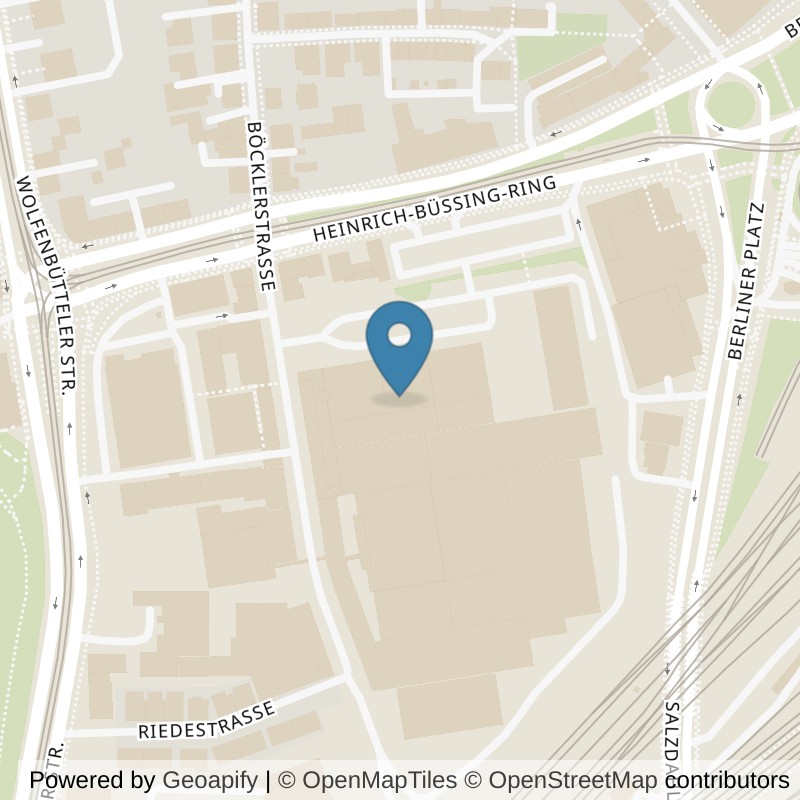 Map: location of Fitness First Braunschweig in Braunschweig