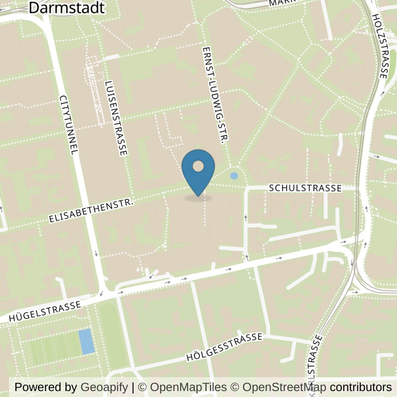 Map: location of Fitness First Darmstadt Ludwigsplatz Women in Darmstadt