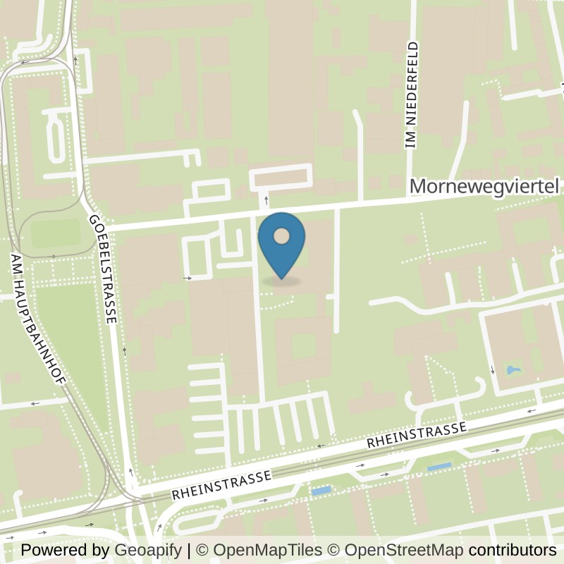 Map: location of Fitness First Darmstadt Mornewegstraße in Darmstadt