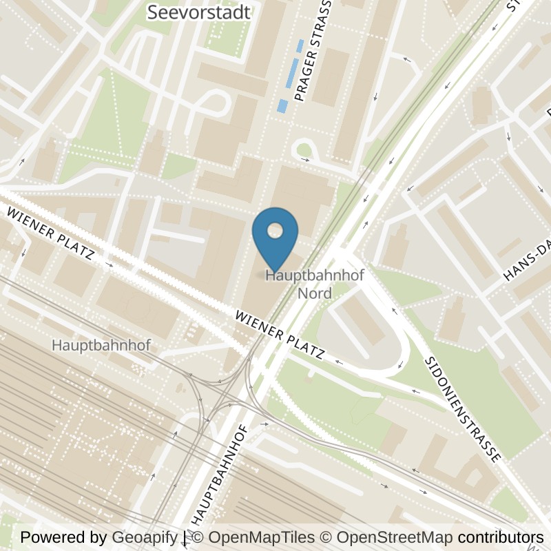 Map: location of Fitness First Dresden Prager Spitze in Dresden