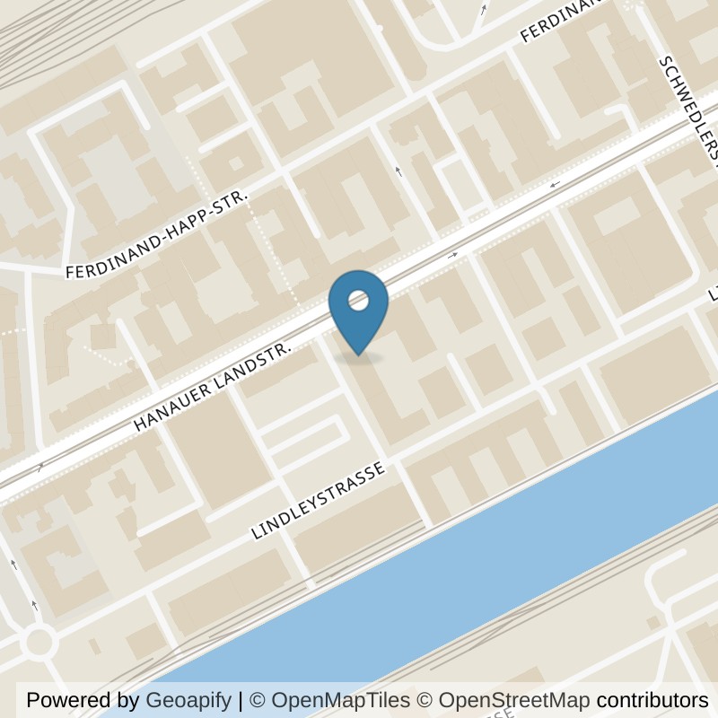 Map: location of Fitness First Frankfurt Ostend in Frankfurt am Main