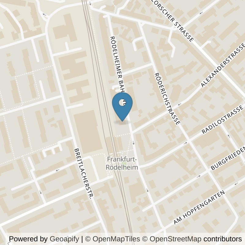 Map: location of Fitness First Frankfurt Rödelheim - Ladies in Frankfurt am Main