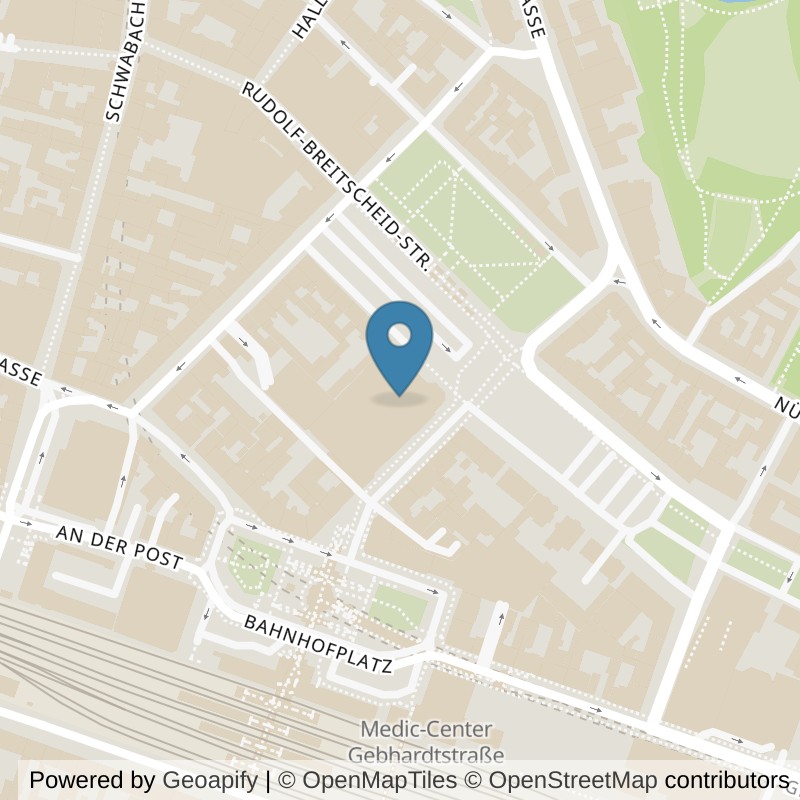 Map: location of Fitness First Fürth in Fürth