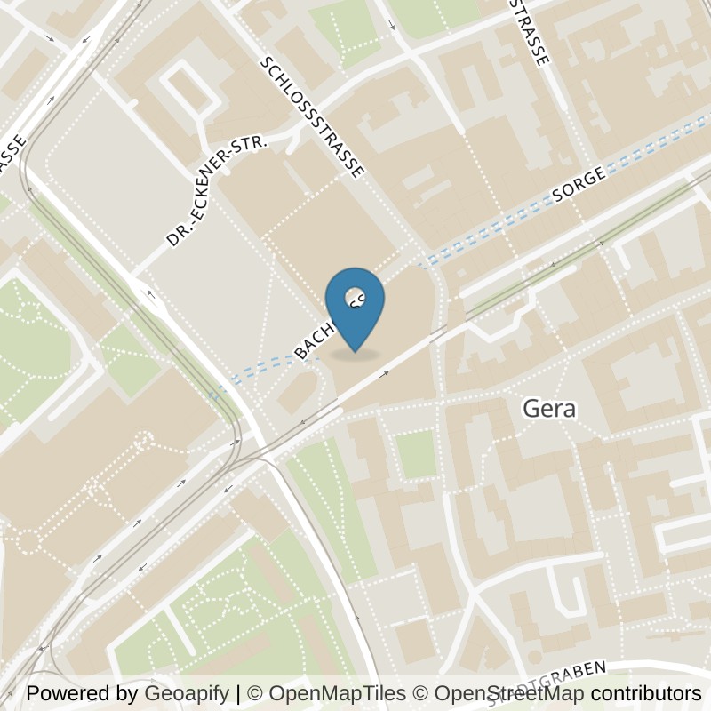 Map: location of Fitness First Gera in Gera