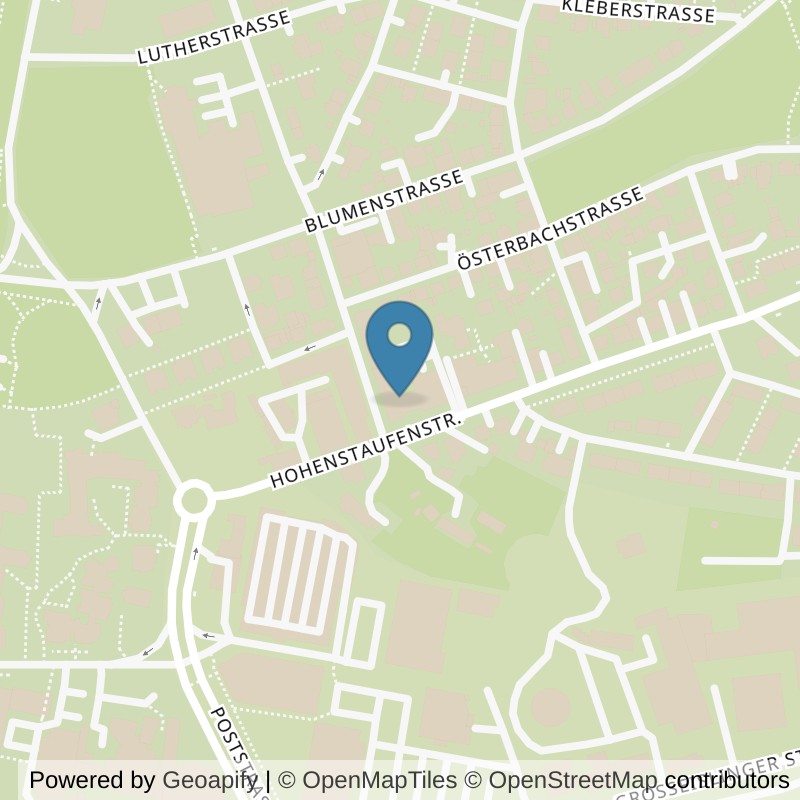 Map: location of Fitness First Göppingen - City in Göppingen
