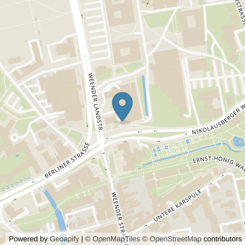 Map: location of Fitness First Göttingen an der Uni in Göttingen