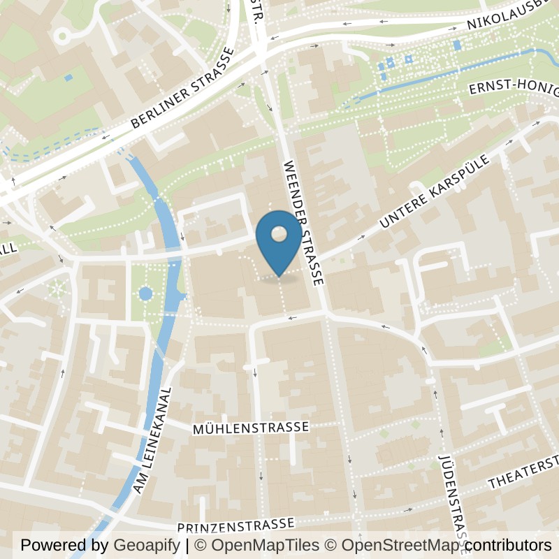 Map: location of Fitness First Göttingen im Carré in Göttingen