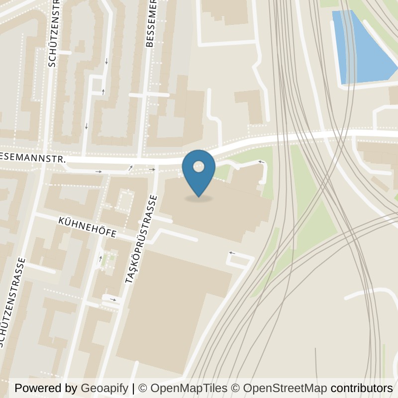 Map: location of Fitness First Hamburg Altona in Hamburg