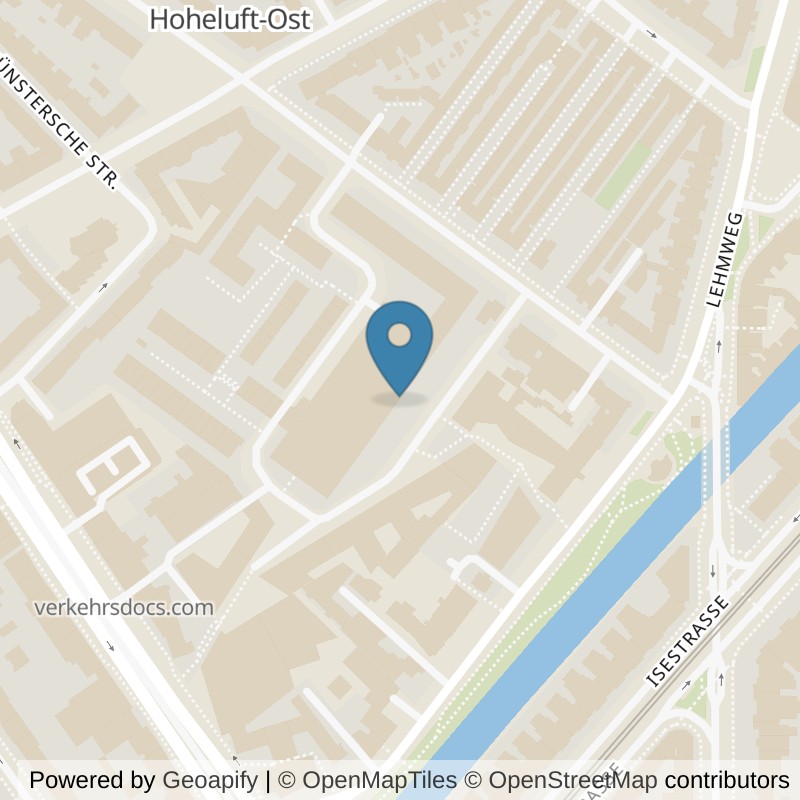Map: location of Fitness First Hamburg Eppendorf Strassenbahnring in Hamburg