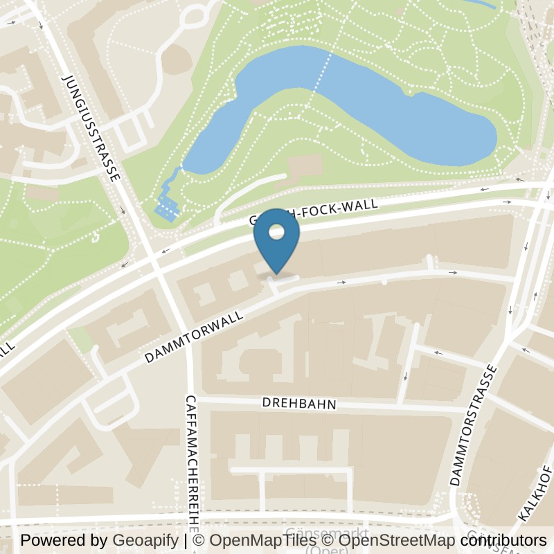 Map: location of Fitness First Hamburg Innenstadt Dammtorpark in Hamburg