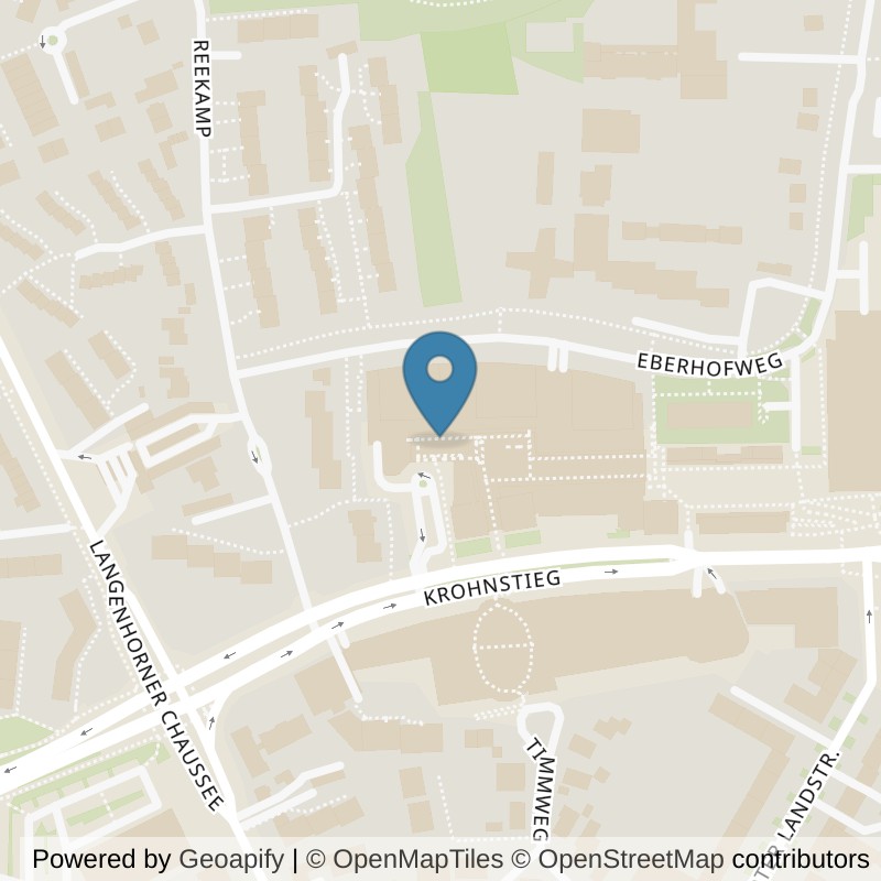 Map: location of Fitness First Hamburg - Langenhorn in Hamburg
