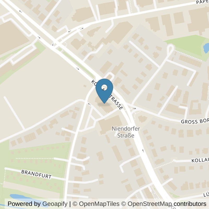 Map: location of Fitness First Hamburg Niendorf in Hamburg