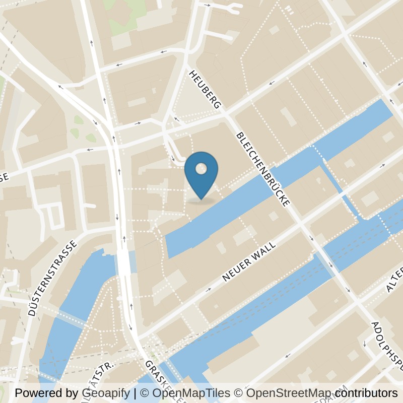Map: location of Fitness First Hamburg Stadthöfe in Hamburg