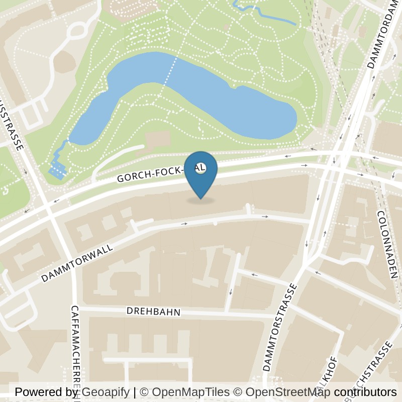 Map: location of Fitness First Hamburg Stephansplatz in Hamburg