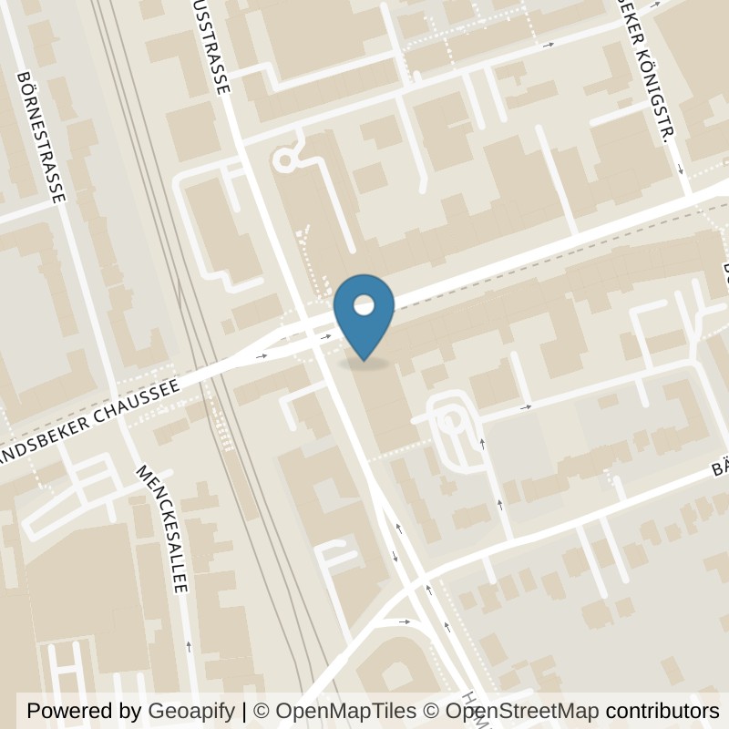 Map: location of Fitness First Hamburg Wandsbek in Hamburg