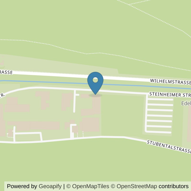 Map: location of Fitness First Heidenheim - Steinheimer Straße in Heidenheim an der Brenz