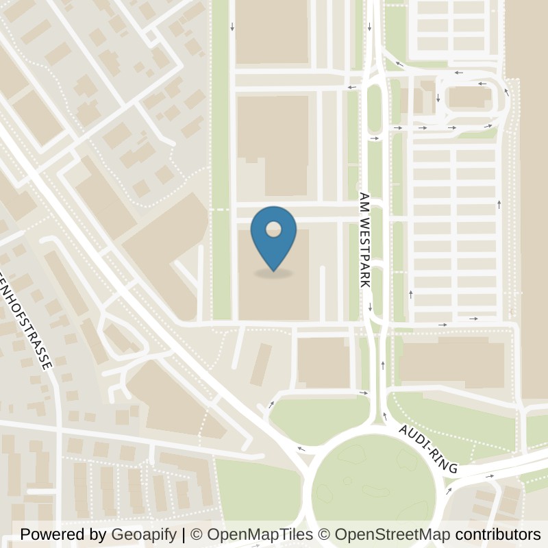 Map: location of Fitness First Ingolstadt in Ingolstadt