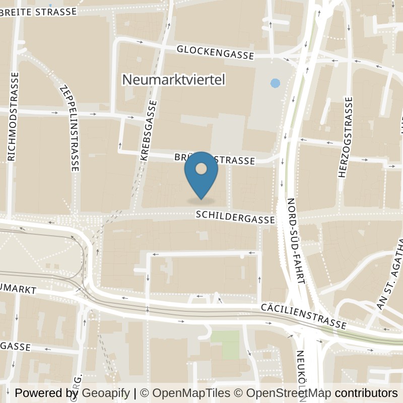 Map: location of Fitness First Köln Innenstadt Schildergasse in Köln