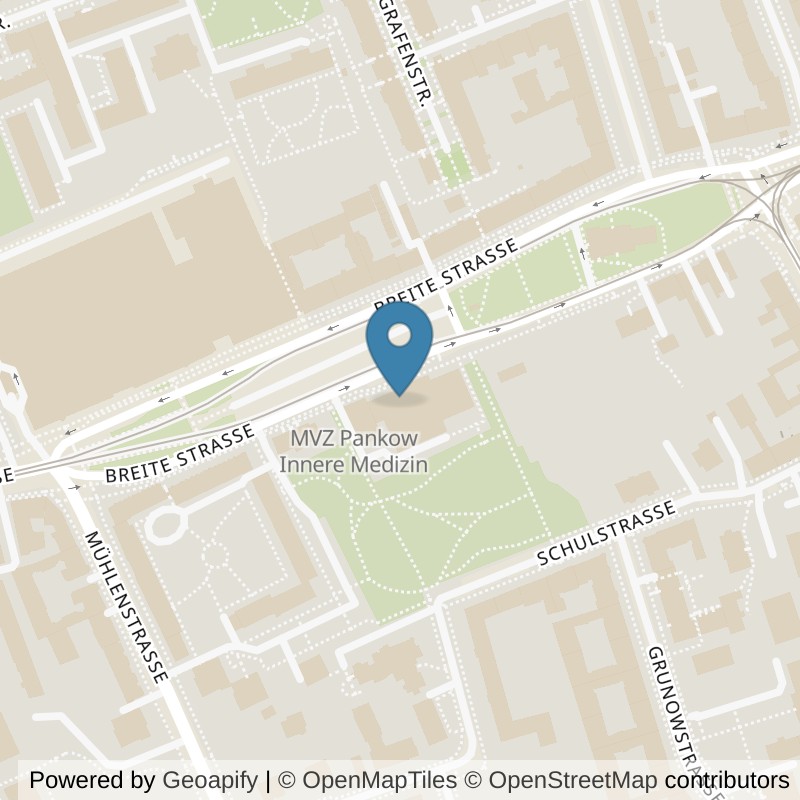 Map: location of Fitness First Ladies Club Berlin Pankow in Berlin