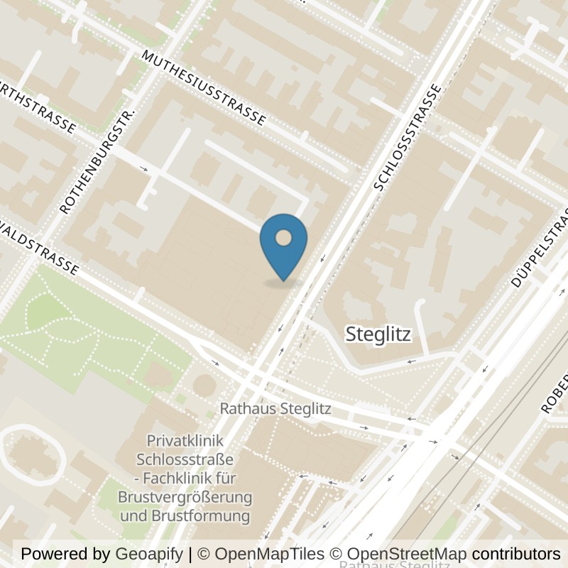 Map: location of Fitness First Ladies Club Berlin Steglitz im Schloss in Berlin