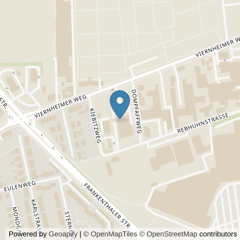 Map: location of Fitness First Mannheim-Sandhofen in Mannheim