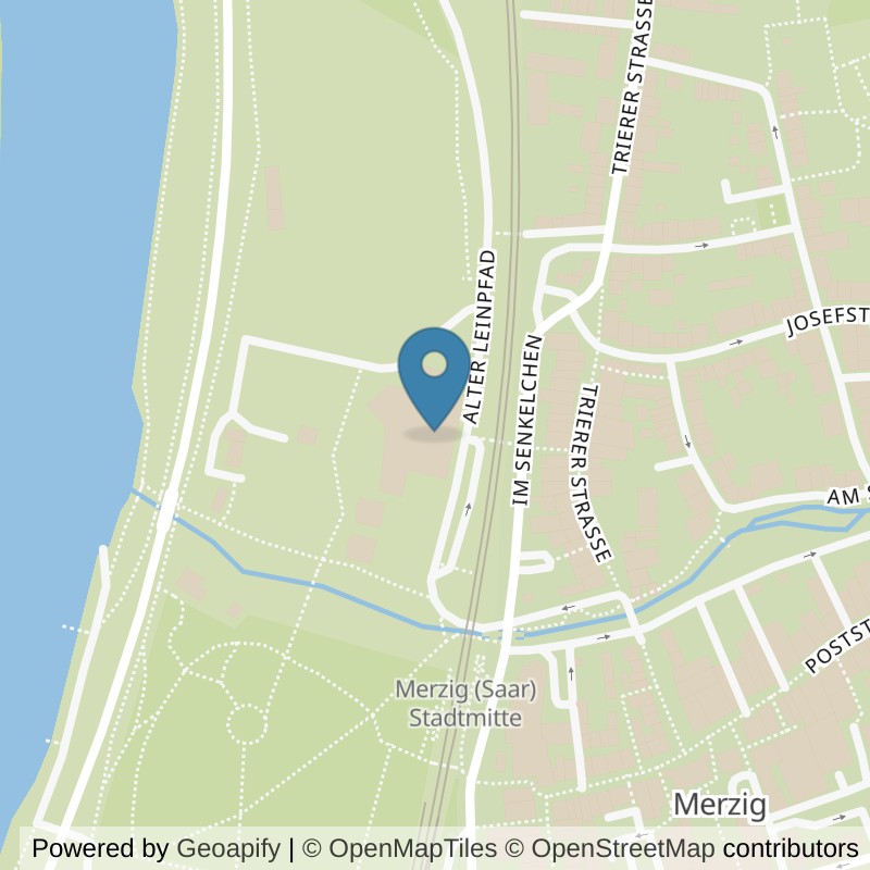 Map: location of Fitness First Merzig - City in Merzig