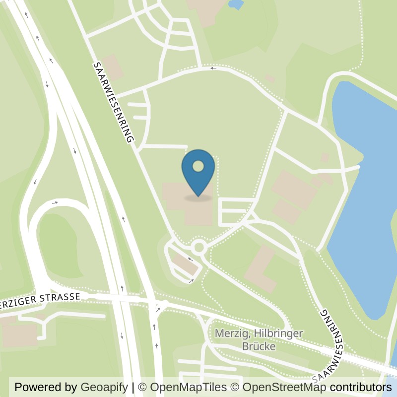 Map: location of Fitness First Merzig - Saarwiesenring in Merzig