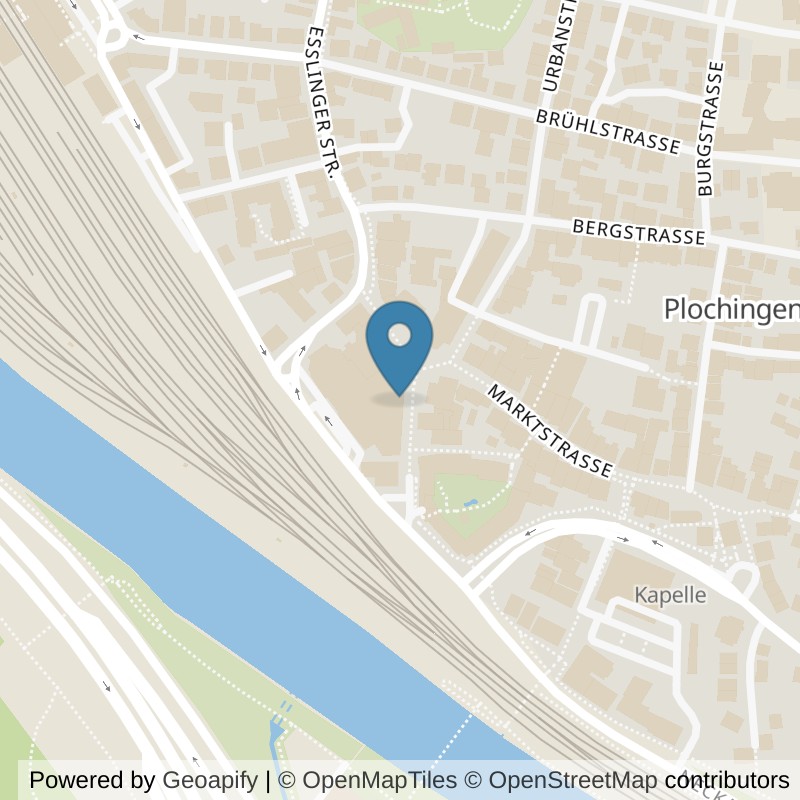 Map: location of Fitness First Plochingen in Plochingen